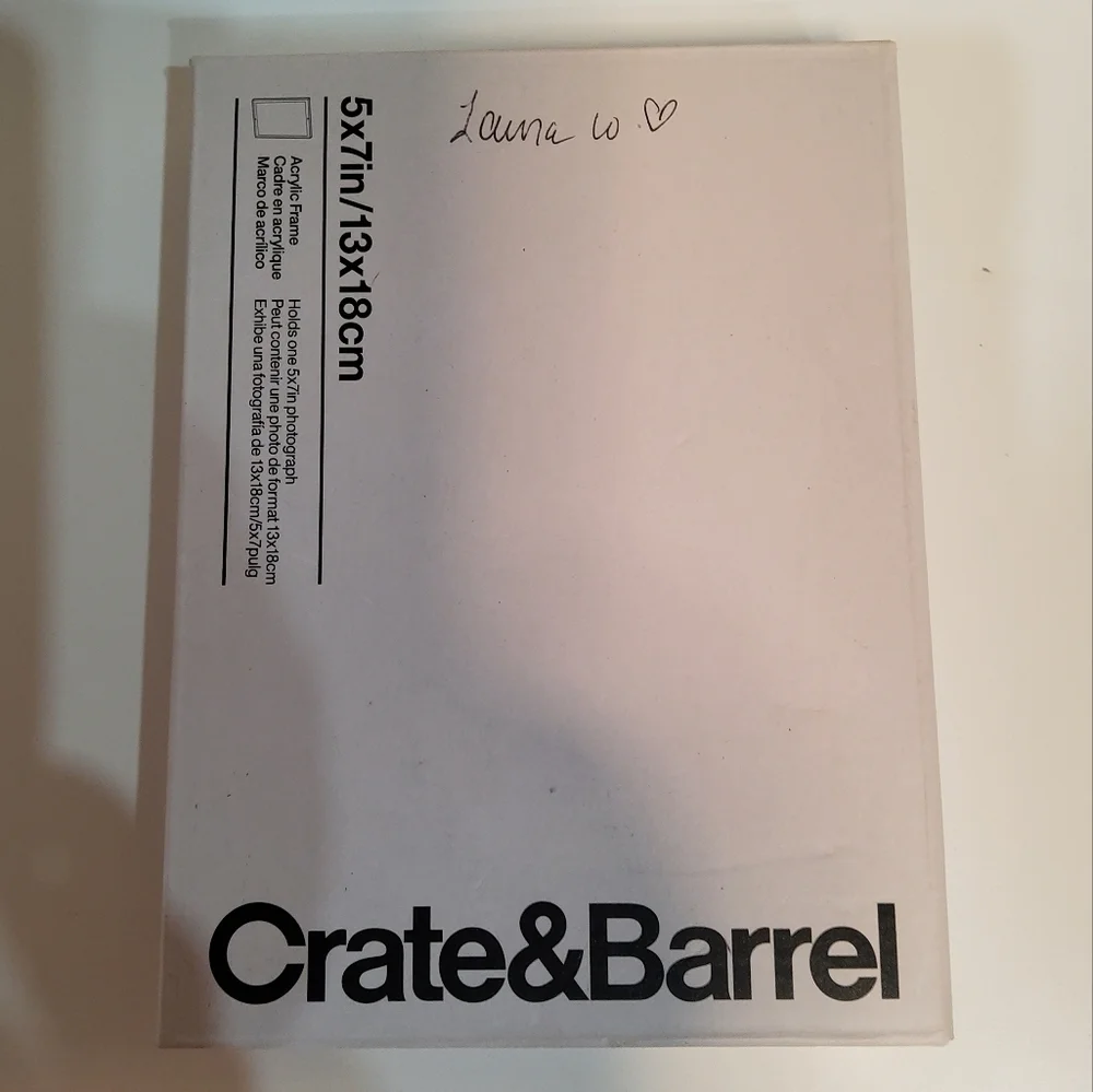 Crate & Barrel Acrylic Frame Size 5